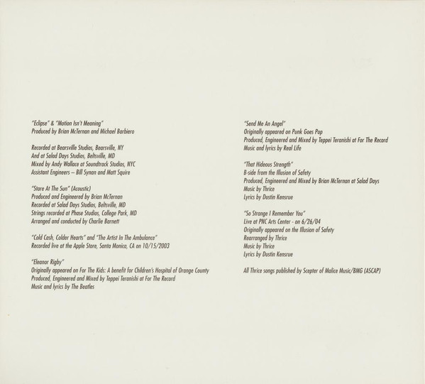 Thrice - If We Could Only See Us Now (CD, Comp, Enh + DVD-V, Reg)