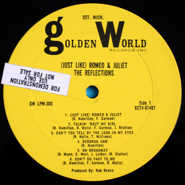 The Reflections (2) - (Just Like) Romeo & Juliet (LP, Album, Mono)