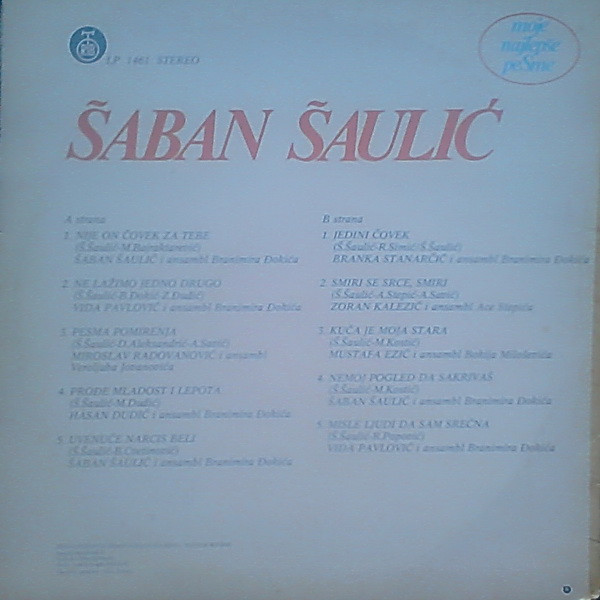 Šaban Šaulić - Nije On Čovek Za Tebe (LP, Comp)