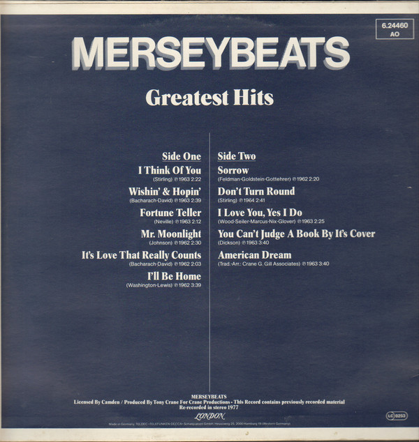The Merseybeats - Greatest Hits (LP, Comp)