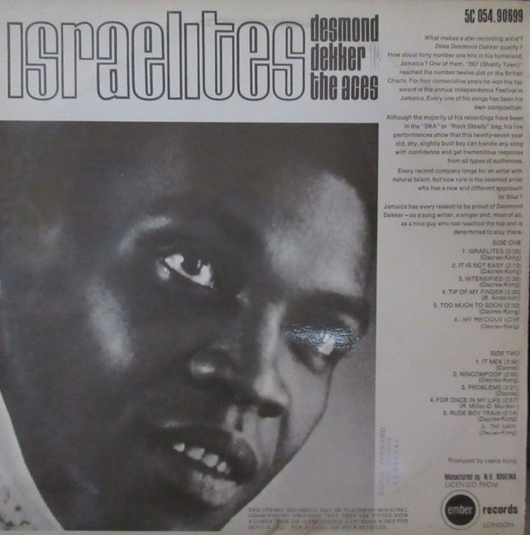 Desmond Dekker & The Aces - Israelites  (LP, Album)
