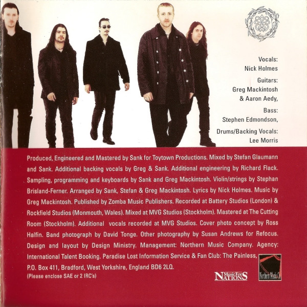 Paradise Lost - One Second (CD, Album)