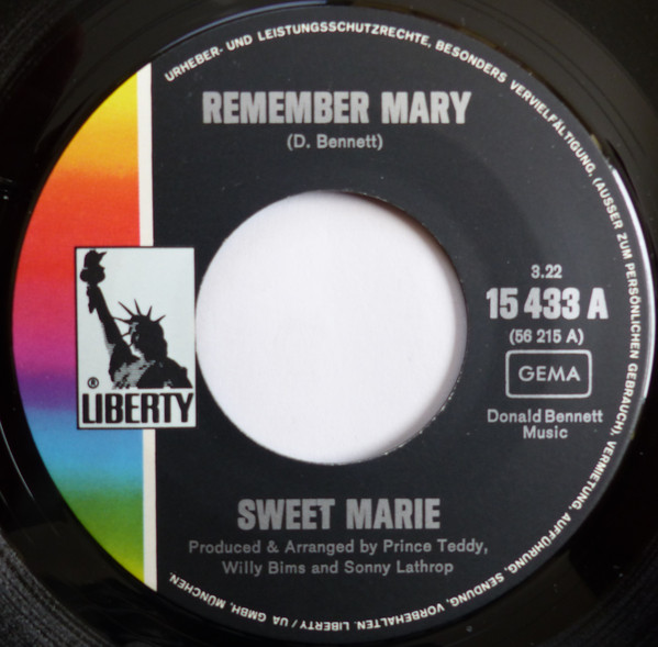 Sweet Marie* - Remember Mary (7