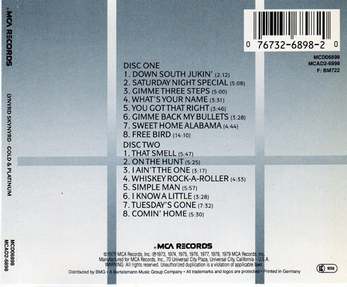 Lynyrd Skynyrd - Gold & Platinum (2xCD, Comp)