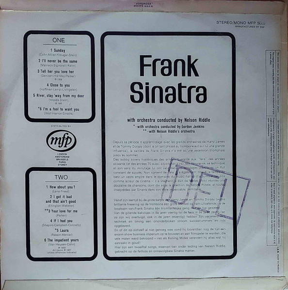 Frank Sinatra - Sunday And Everyday With Frank Sinatra (LP, Comp)