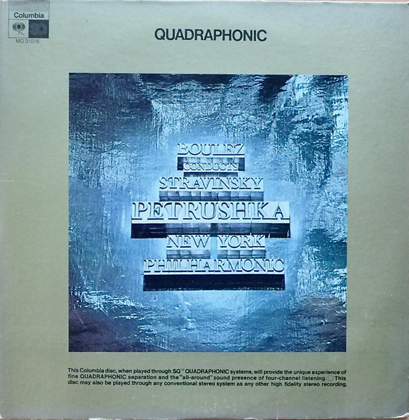 Boulez* Conducts Stravinsky*, New York Philharmonic - Petrushka (LP, Album, Quad)