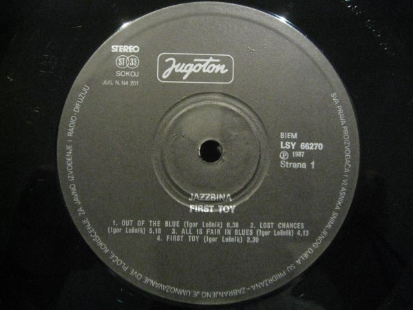 Jazzbina - First Toy (LP, Album)