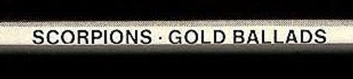 Scorpions - Gold Ballads (LP, Comp)