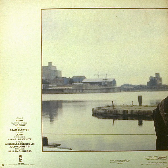 U2 - October (LP, Album, Whi)