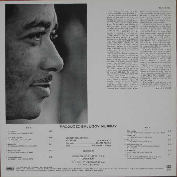 Wilbert Harrison - Let's Work Together  (LP, Album, RE, Whi)