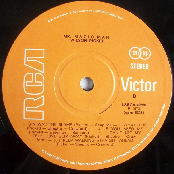 Wilson Pickett - Mr. Magic Man (LP, Album)