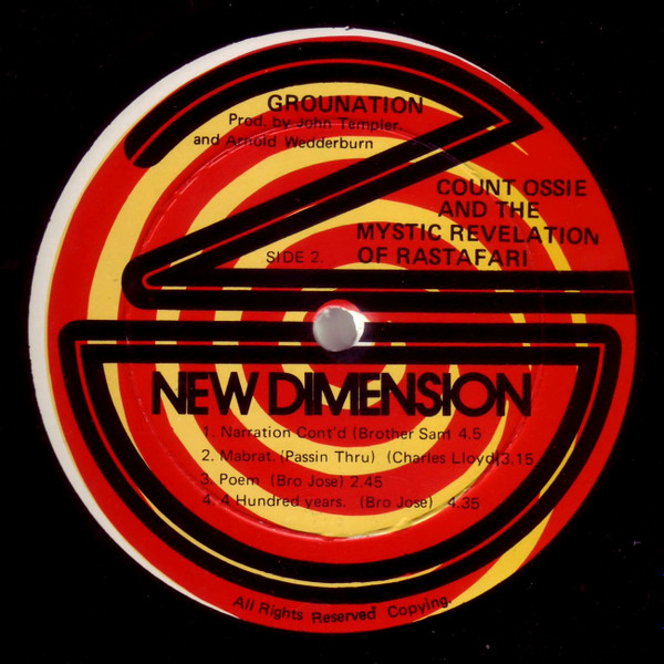 Count Ossie And The Mystic Revelation Of Rastafari - Grounation (3xLP)