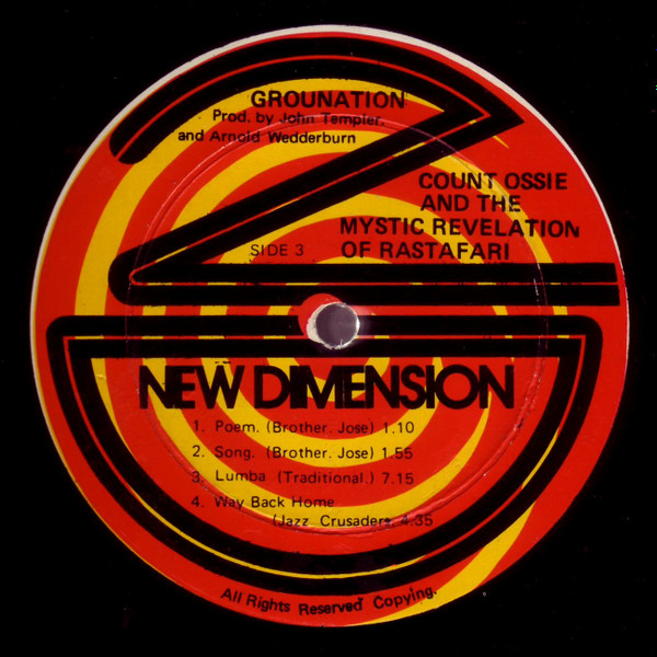 Count Ossie And The Mystic Revelation Of Rastafari - Grounation (3xLP)