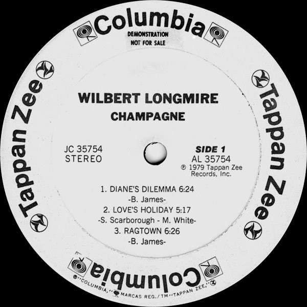 Wilbert Longmire - Champagne (LP, Album, Promo, Gat)