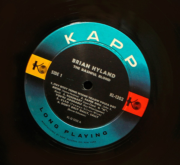 Brian Hyland - The Bashful Blond (LP, Mono)
