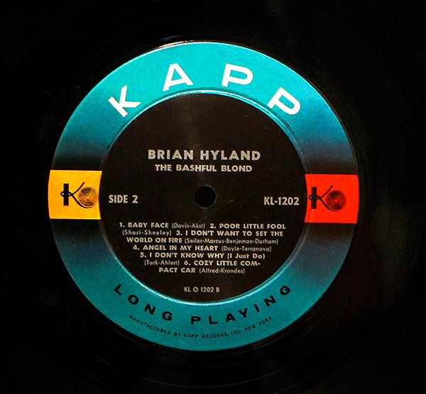 Brian Hyland - The Bashful Blond (LP, Mono)