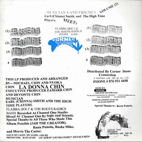 Earl (Chinna) Smith* & The High Time Players* Meet Flabba Holt* & The Roots Radics Band* - Musicians And Friends Volume 2  (LP, Album)