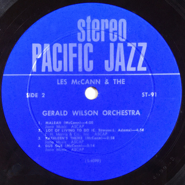 Les McCann & The Gerald Wilson Orchestra* - McCann / Wilson (LP, Album)