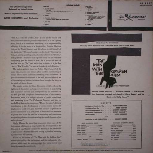 Elmer Bernstein - The Man With The Golden Arm (Soundtrack) (LP, Album, Mono, RP)