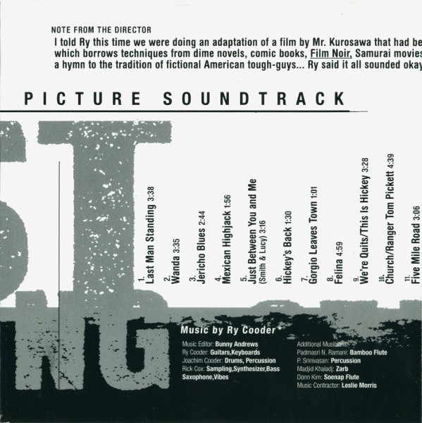 Ry Cooder - Last Man Standing (Original Motion Picture Soundtrack) (CD, Album)