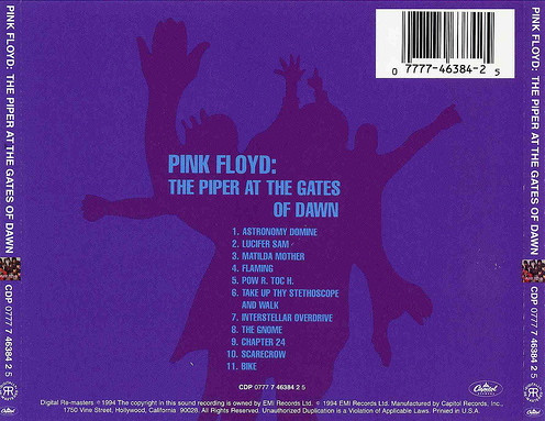 Pink Floyd - The Piper At The Gates Of Dawn (CD, Album, RE, RM)
