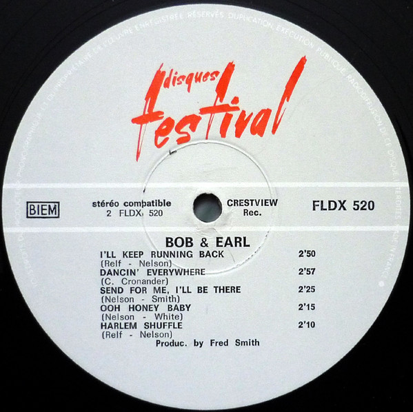 Bob & Earl - Bob & Earl (LP, Album)