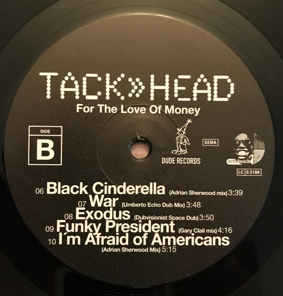 Tackhead - For The Love Of Money (LP, Album, Ltd, Num)