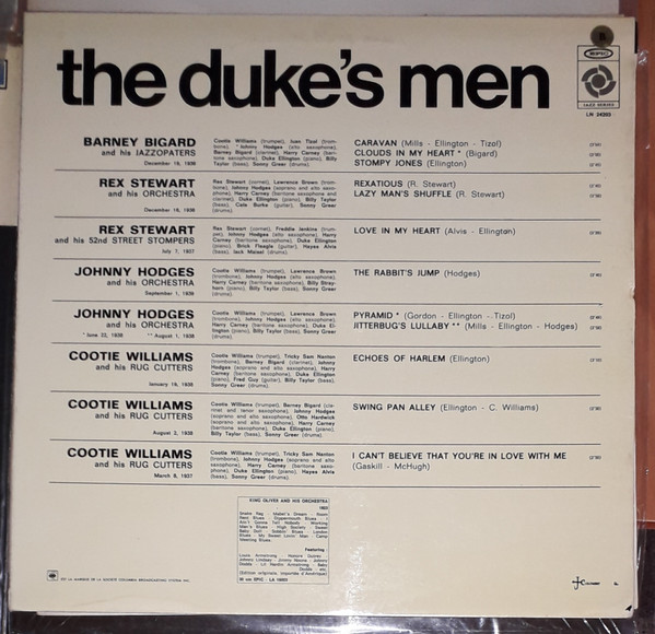 Various - The Duke's Men (LP, Comp, Mono)