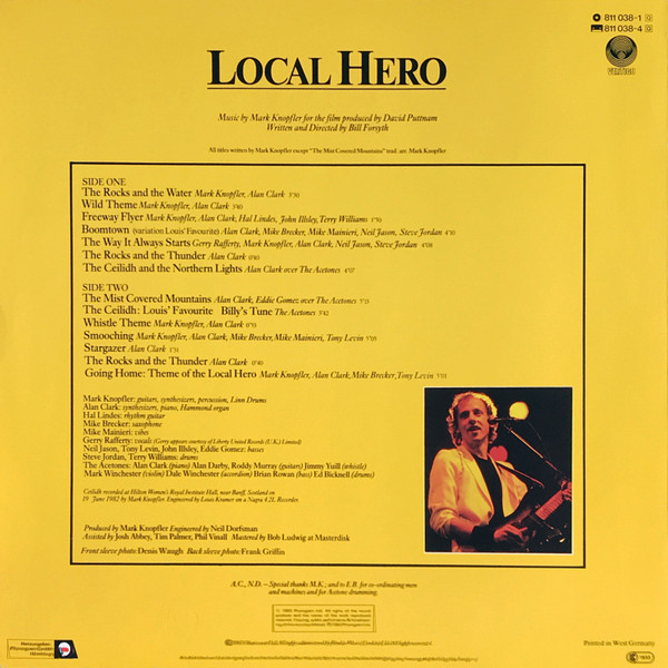 Mark Knopfler - Local Hero (LP, Album)