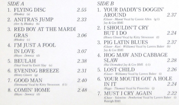 Todd Rhodes And His Toddlers - Your Daddy's Doggin Around (LP, Album, Comp, Mono)