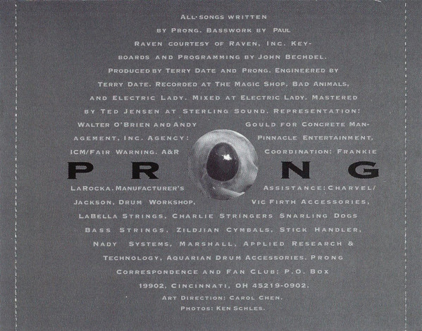 Prong - Cleansing (CD, Album)