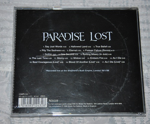 Paradise Lost - Reflection (CD, Comp)