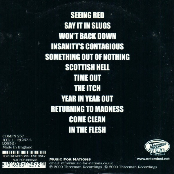 Entombed - Uprising (CD, Album, Promo, Car)