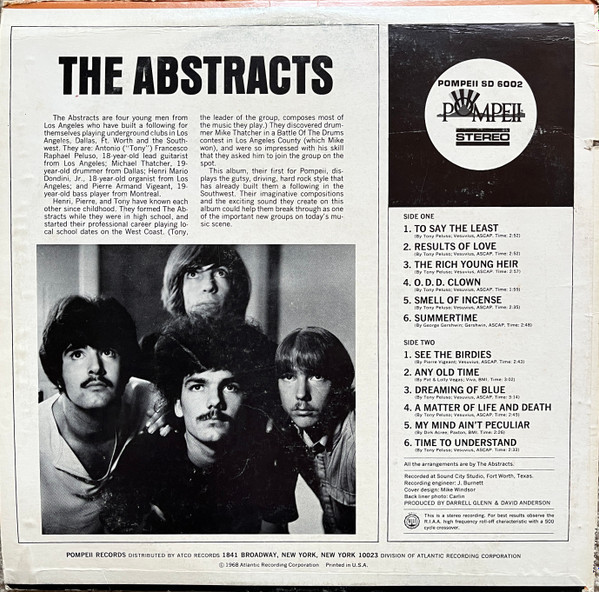 The Abstracts - The Abstracts (LP, Album, MO )