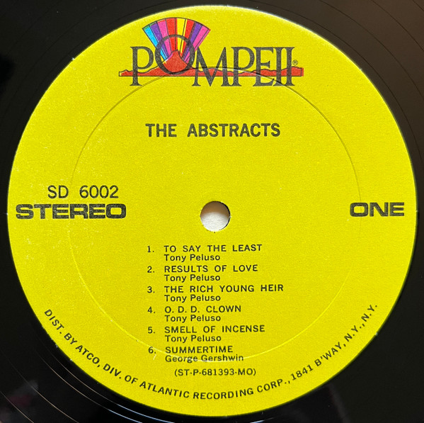 The Abstracts - The Abstracts (LP, Album, MO )