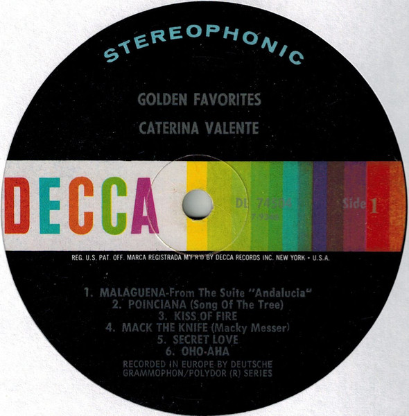 Caterina Valente - Golden Favorites (LP, Comp)