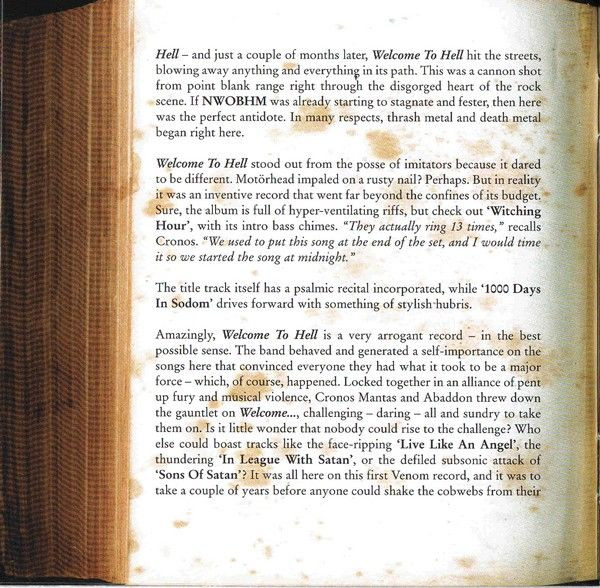 Venom (8) - Welcome To Hell (CD, Album, RE, RM)