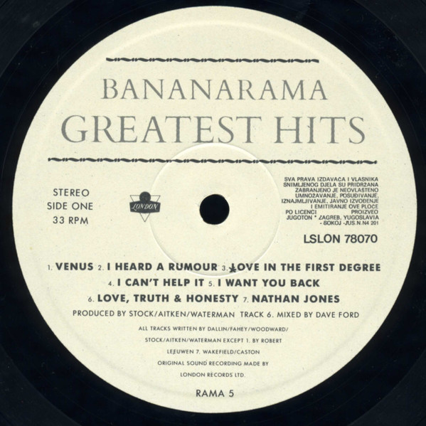 Bananarama - The Greatest Hits Collection (LP, Comp)