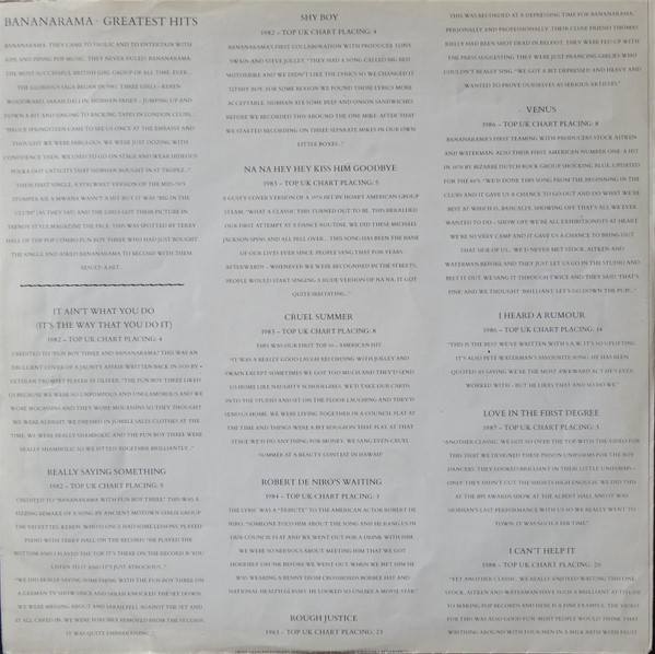 Bananarama - The Greatest Hits Collection (LP, Comp)