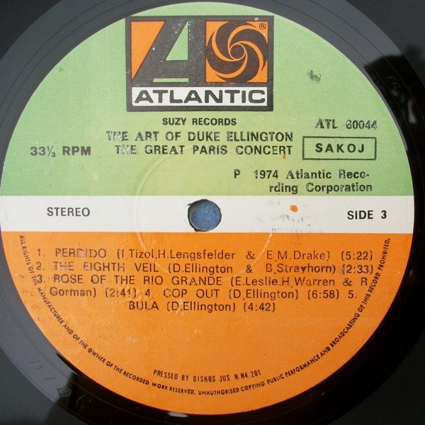 Duke Ellington - The Art Of Duke Ellington / The Great Paris Concert (2xLP, Album)