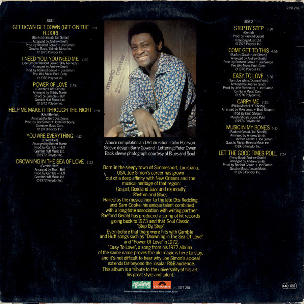 Joe Simon - The Best Of (LP, Comp)