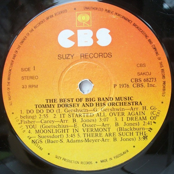 Tommy Dorsey And His Orchestra, Artie Shaw And His Orchestra - The Best Of Big Band Music (2xLP, Comp)