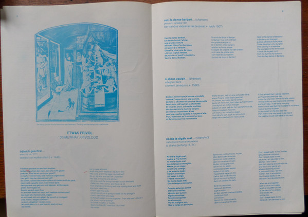 Les Menestrels - Liebe Und Minne (LP, Album)