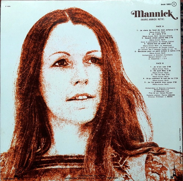 Mannick - Paroles De Femme (LP, Album)