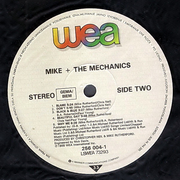 Mike & The Mechanics - Living Years (LP, Album)