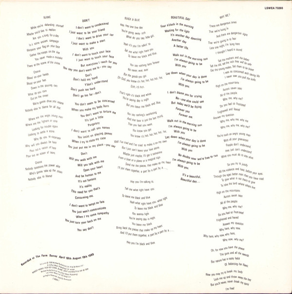 Mike & The Mechanics - Living Years (LP, Album)