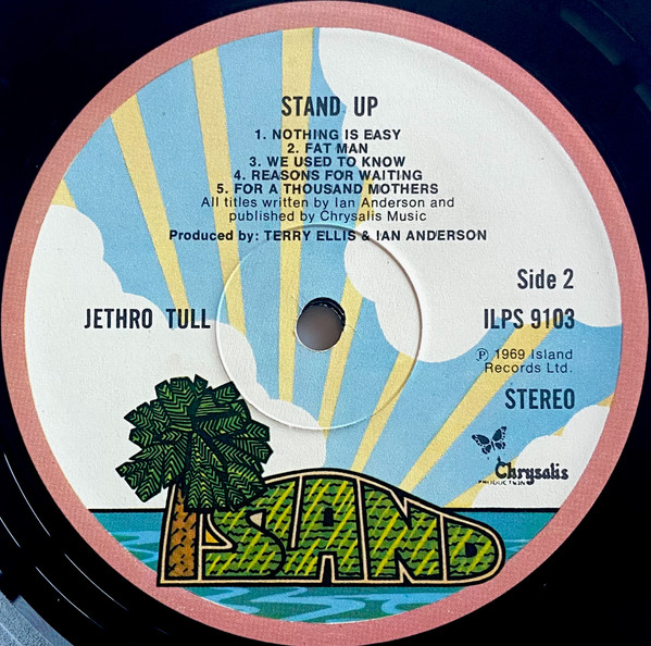 Jethro Tull - Stand Up (LP, Album, RE, Pin)