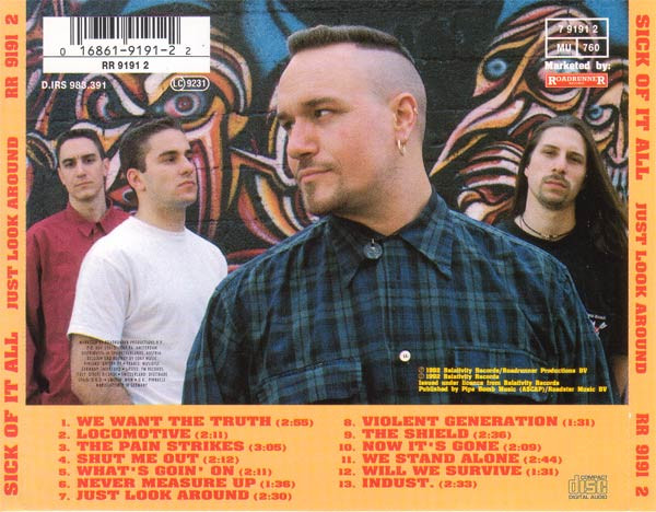 Sick Of It All - Just Look Around (CD, Album)