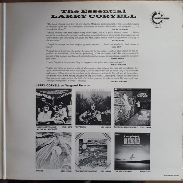 Larry Coryell - The Essential (2xLP, Album, Comp)