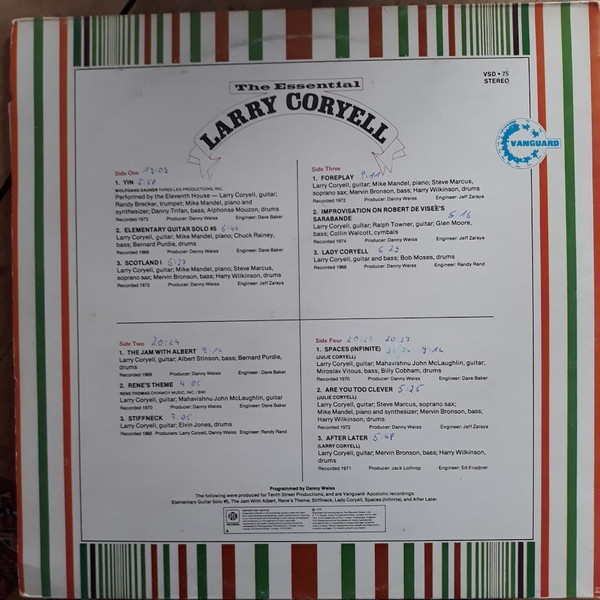 Larry Coryell - The Essential (2xLP, Album, Comp)